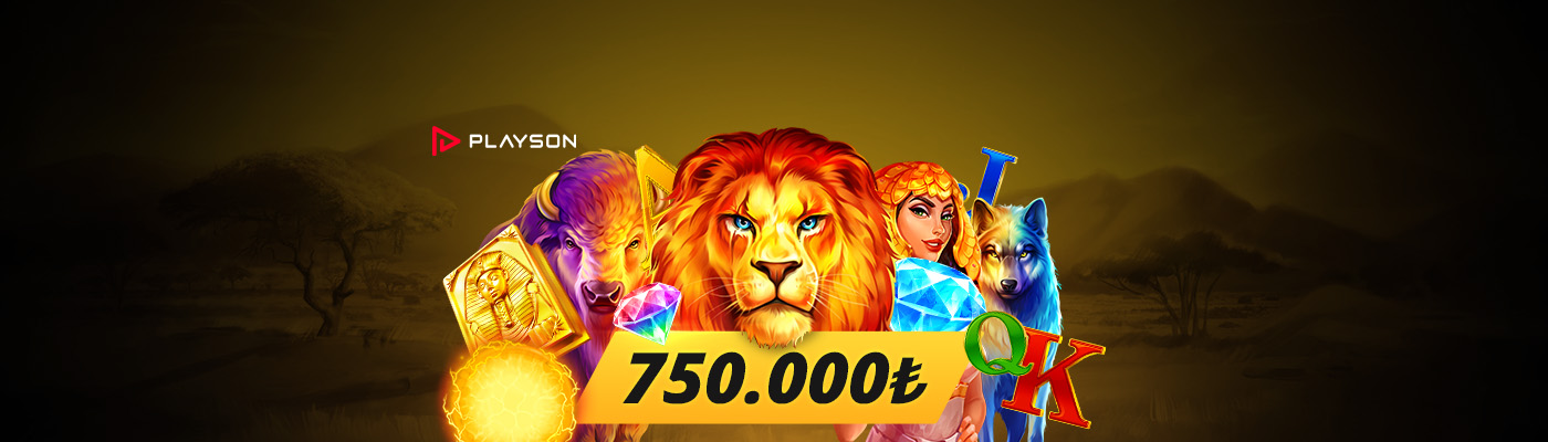 Playson Slotlarından Toplam 750.000 TL Nakit Ödül